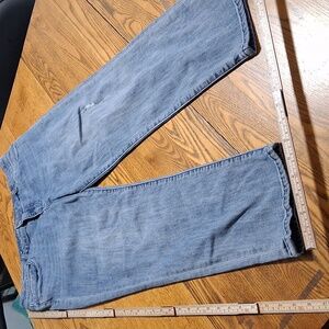 KUT FROM THE KLOTH Jeans Womens 14 BLUE Distressed Denim Preowned Used Pants